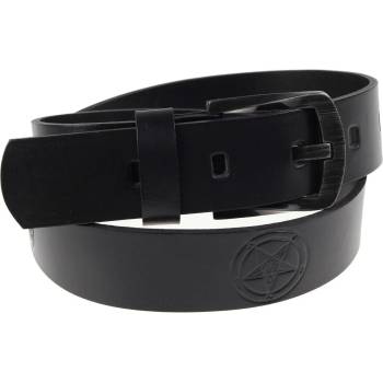 Leather & steel fashion колан Бафомет - Черен - lsf2 07