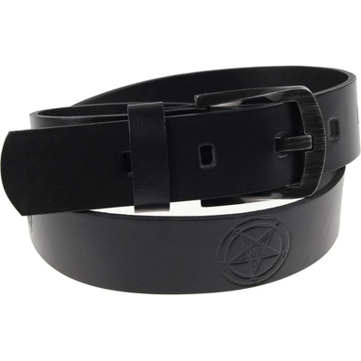 Leather & steel fashion колан Бафомет - Черен - lsf2 07