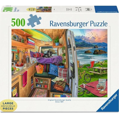 RAVENSBURGER Pohľad z karavanu XXL 500 dielov