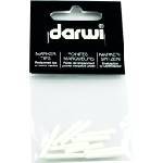 Darwi Replacement Tips For Tex Fabric Glitter Marker Съвети за подмяна White 10 бр (DA0140010000C)