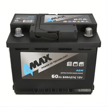 Image 1 of 4MAX Start-Stop AGM 60Ah 640A right+ (BAT60)