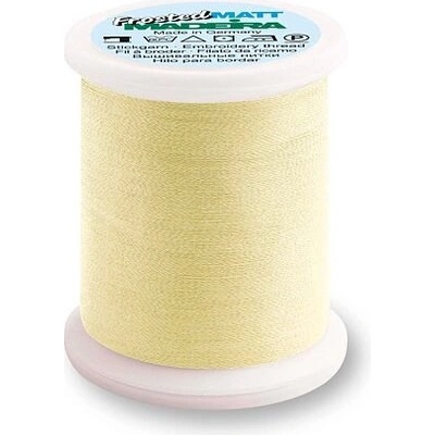 Vyšívací nit PES Madeira Frosted Matt 40 (500m) barva 7666 pale yellow