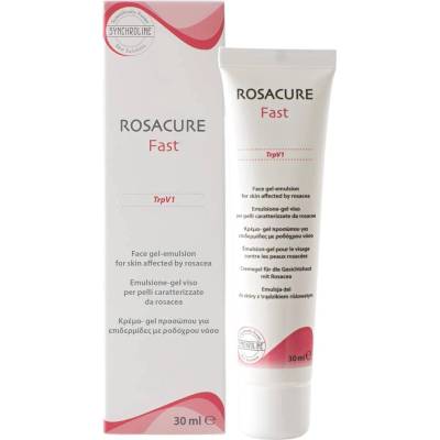 Synchroline Rosacure Гел емулсия за лице с розацея Fast, 30 ml