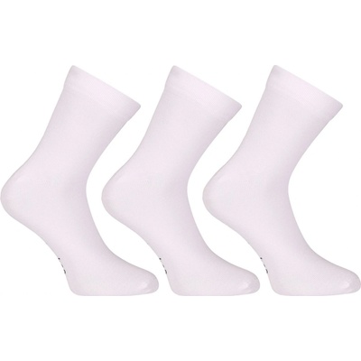Nedeto 3PACK ponožky členkové bambusové 3PBK02 biele