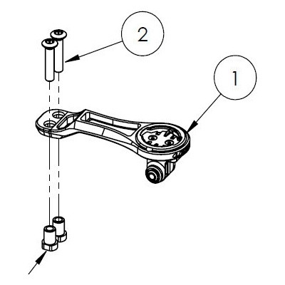 Držák LOOK Computer mount Blade 2 RS