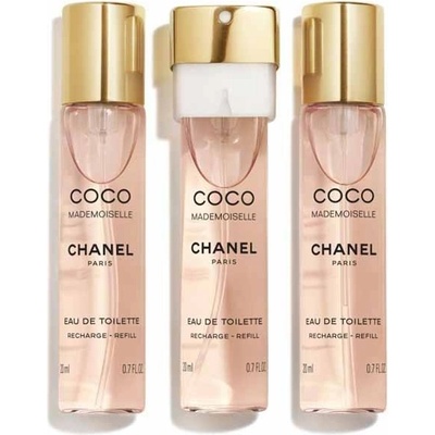 Chanel Coco Mademoiselle toaletní voda dámská 3 x 20 ml náplň