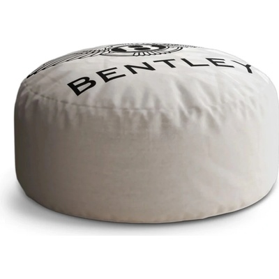 Sablio Okrúhly taburet Circle Bentley na bílé: 38x48 cm