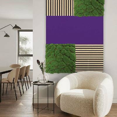 Jangal Modular Wall rPET VIOLET 11201B 1040 x 520 mm 0,5408m²