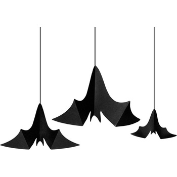 PartyDeco Висяща Декорация Прилепи за Хелоуин