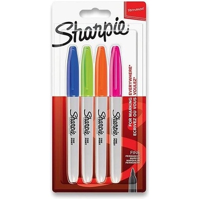 Sharpie Fine 4 ks doplňkové barvy 0985