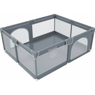 iMex Kids Dětská ohrádka 200 x 180 cm šedá – Sleviste.cz