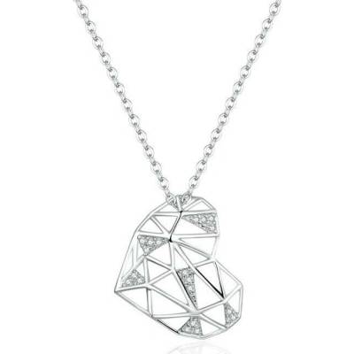 P&J Jewellery Stříbrný Srdce naruby SN12