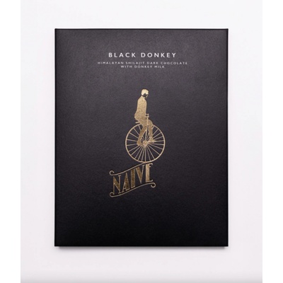 Naive Black Donkey Bhútan Shilajit Oslí Darkmilk bez cukru 50 g