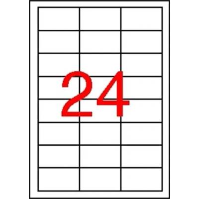 APLI Etikety, 64,6x33,8 mm, polyester, odolné voči poveternostným podmienkam, biela, APLI, 2400 etikiet/bal