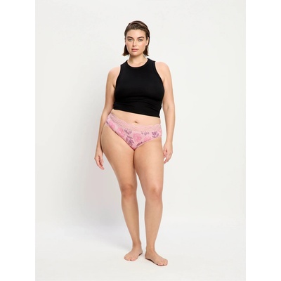 Modibodi Менструални бикини Modibodi Sensual Hi-Waist Bikini Moderate-Cassia Pink Modibodi | Rozov Mnogotsveten | ЖЕНИ | M