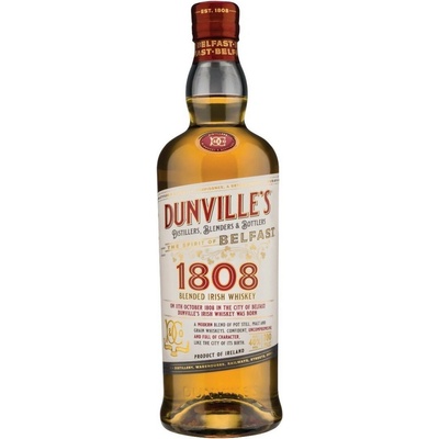 Dunville’s 1808 Blended Irish Whiskey 40% 0,7 l (čistá fľaša)