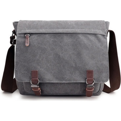 LoSmile pánská plátená taška šedá