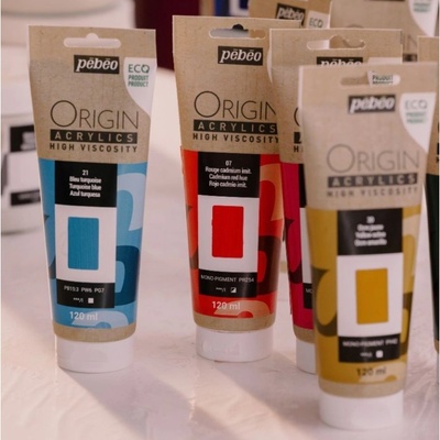 Pébéo akrylová barva Origin Acrylics 09 carmine red 120 ml