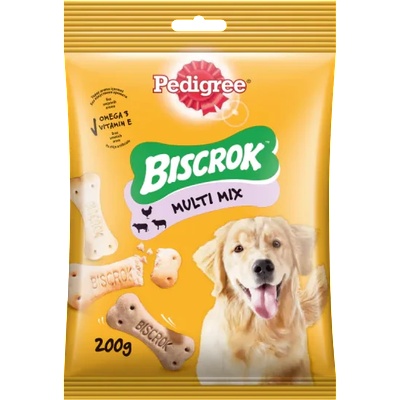 PEDIGREE Хрупкави кучешки бисквити Pedigree Biscrok, 200 г
