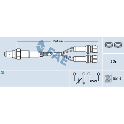 Lambda sonda FAE 77127