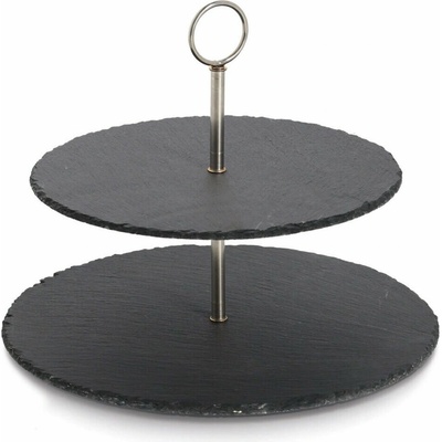 Zeller Dvoupatrový servírovací talíř ZELLER, O 30 x 23 cm