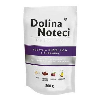 Dolina Noteci Premium bohatá na králíka s brusinkami 10 x 500 g