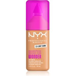 NYX Professional Makeup Make ‘Em Wonder лек матиращ фон дьо тен цвят 13 Light Sand 30ml