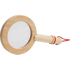 Bigjigs Toys Детска играчка Bigjigs - Лупа с дървена дръжка (BJ305)