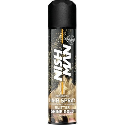 Nish Man Pro Mech Hair Spray Shine Gold zlatý