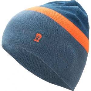 Trollkids Детска зимна шапка (beanie) Trollkids Kid's Nordland Cap Beanie - Nordic Blue / Flame Orange / Mystic Blue - размер 48-52 cm (904-2057-0911)