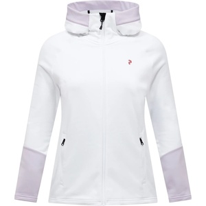 Peak Performance Дамско поларено яке Peak Performance Women's Rider Essentials Zip Hood Fleece jacket - White (105-6221-0813)
