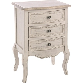 Bizzotto Нощно шкафче clarisse с 3 чекмеджета (0745800)