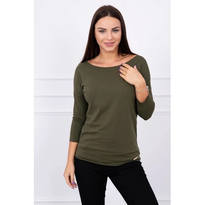 Tričko CASUAL MI8834 khaki
