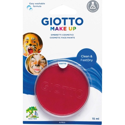 Giotto kozmetická krémová farba na tvár make up 15 ml červená