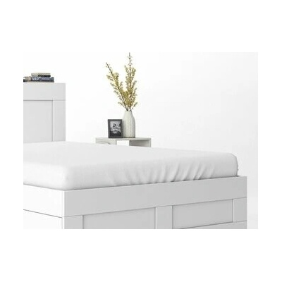 Detexol Prostěradlo Mikrosatén bílé Polyester 180x200