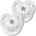 Baby-Nova Силиконова залъгалка Baby Nova Slimeline 2 - 2 броя, бяла (25245)