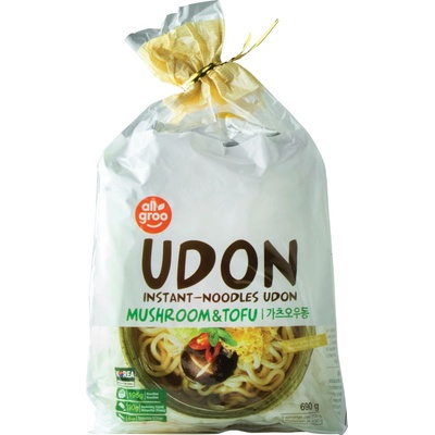 Allgroo Udon instantní nudle s houbami a tofu 0,69 kg