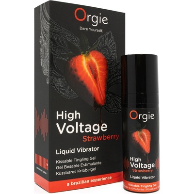 Orgie High Voltage Liquid Vibrator Strawberry 15ml