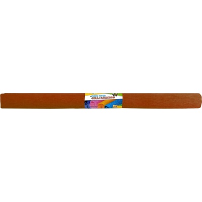 Krepový papír, 50 × 200 cm, hnědý
