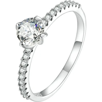 Grace Silver Jewellery Stříbrný prsten se zirkonem Ivonne stříbro P BSR303 Stříbrná