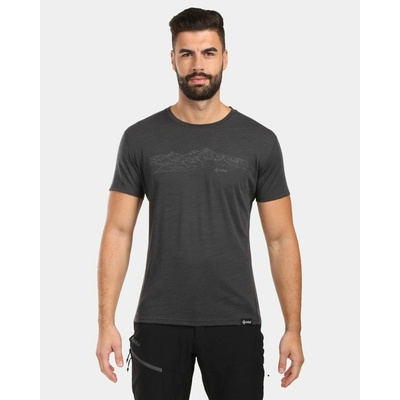 Kilpi Мъжка тениска от МЕРИНО ВЪЛ Kilpi SLOPER-M Тъмно сива Kilpi | Siv | МЪЖЕ | L