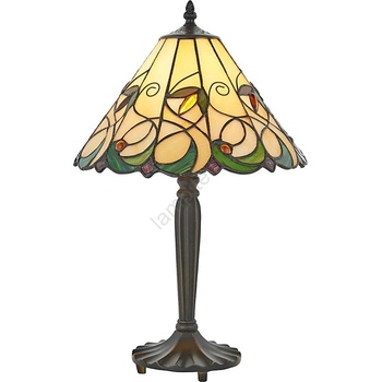 Endon Lighting 64195 - Настолна лампа Tiffany JAMELIA 1xE27/60W/230V диам. 31 см (EN0305)