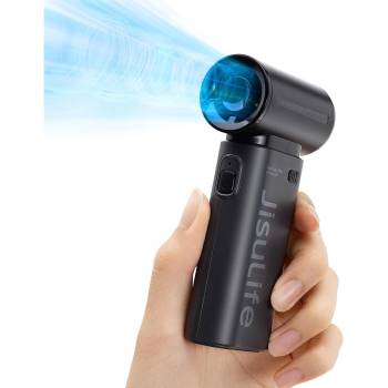 JisuLife Life 9, преносим вентилатор, 5 скорости, капацитет на батерията 5000 mAh, черен (Handheld Fan Life9(5000))