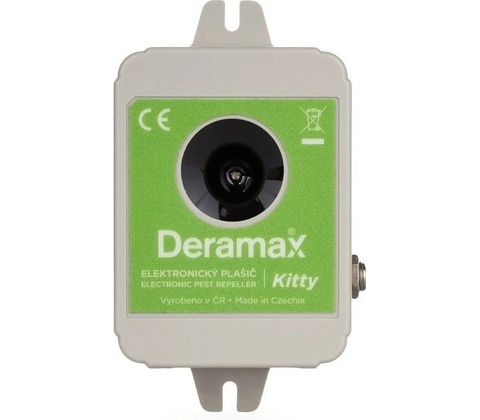 Deramax-Kitty Ultrazvukový plašič koček, psů a divoké zvěře 0220