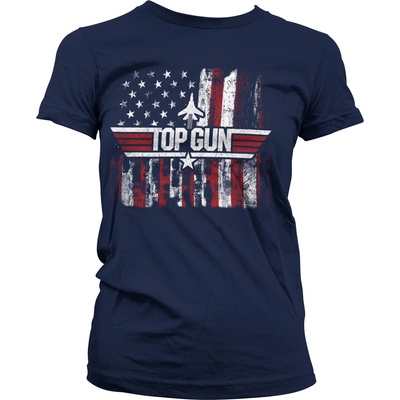 HYBRIS дамска тениска Top Gun - America - Navy Blue - HYBRIS - PM-5-TTG022-H85-15-NV