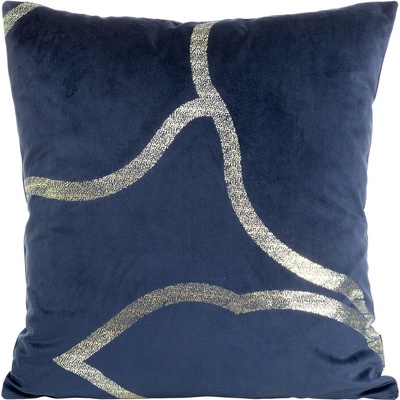 Takoy Sametový povlak na polštář BLINK 40 s moderním zlatavým potiskem-HF-395905 | 45 x 45 cm