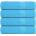 vidaXL Кърпи за душ FROGN 4 бр. Тюркоазени 70x140 см 360 г/м2 (136978)