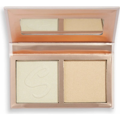 Makeup Revolution Soph X Face Duo paletka rozjasňovačov odtieň Sugar Frosting 9 g
