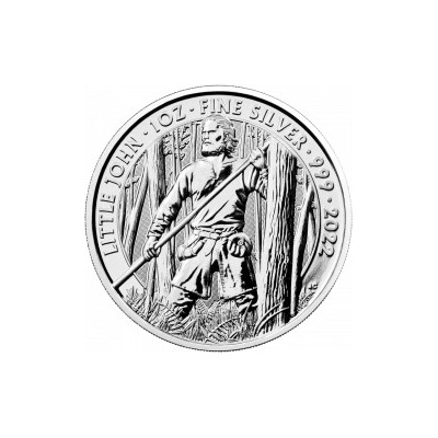 The Royal Mint strieborná minca Mýty a legendy - Little John 2022 1 oz