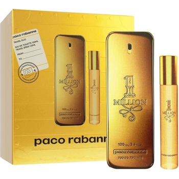 Paco Rabanne 1 Million подаръчен комплект Man Eau de Toilette 100 ml + Eau de Toilette 20 ml